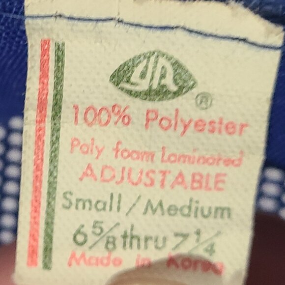 Vintage 80s Miami Mice Miami Vice Parody White/Blue Mesh Snapback Hat/Cap - Picture 6 of 7